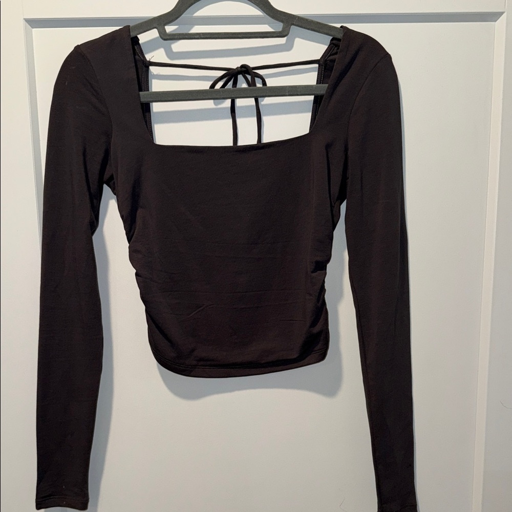 Elegant Black Long Sleeve Top